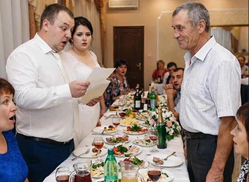 Когда бедный отец подарил дочери на свадьбу обычный конверт, богатые родственники жениха начали смеятся над таким «щедрым» подарком