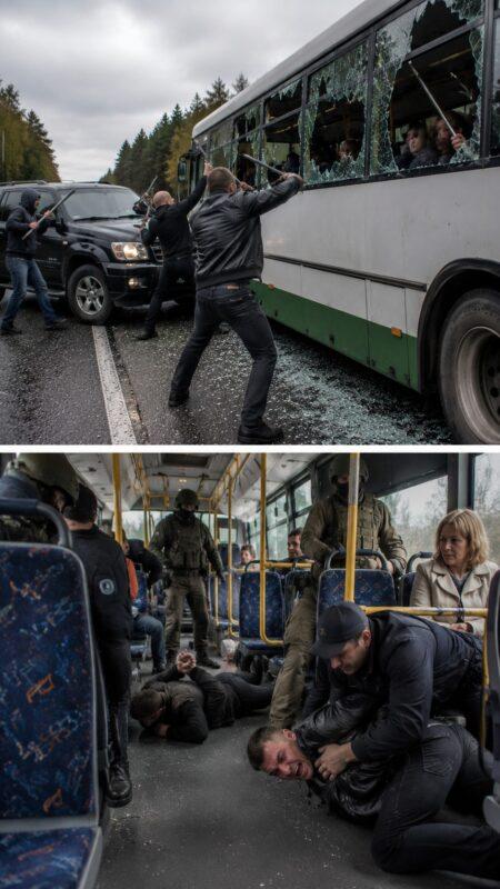 Опасные бандиты нарочно перегородили путь автобусу и напали на беззащитных людей, но никто из них даже представить не мог, что они совершили самую ужасную ошибку в своей жизни и какой кошмар ждёт их внутри автобуса